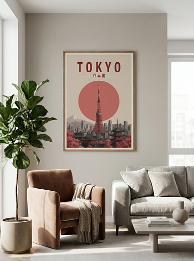 "Постер на стену Tokyo" от CKR Marketing