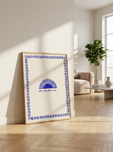 "Постер на стену You Are the Sun" от CKR Marketing