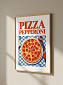 Постер на стену Pizza Pepperoni