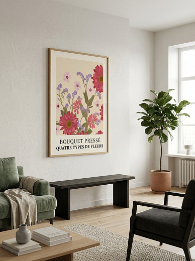 "Постер на стену Bouquet pressé" от CKR Marketing