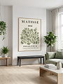 "Постер на стену Matisse — зелёные листья" от CKR Marketing