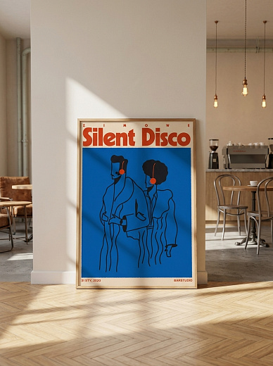 "Постер на стену Silent Disco" от CKR Marketing