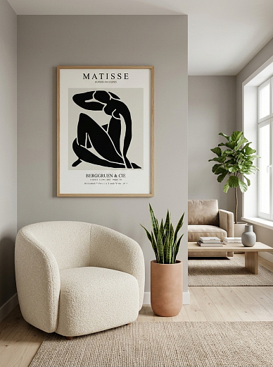 "Постер на стену Matisse — сидящая фигура" от CKR Marketing