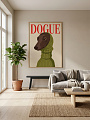 картинка Постер на стену Собака «DOGUE» от магазина Одежда+