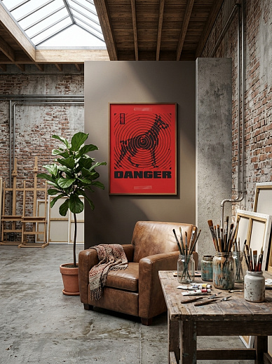 "Постер на стену Danger" от CKR Marketing
