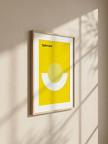 Постер на стену Optimism