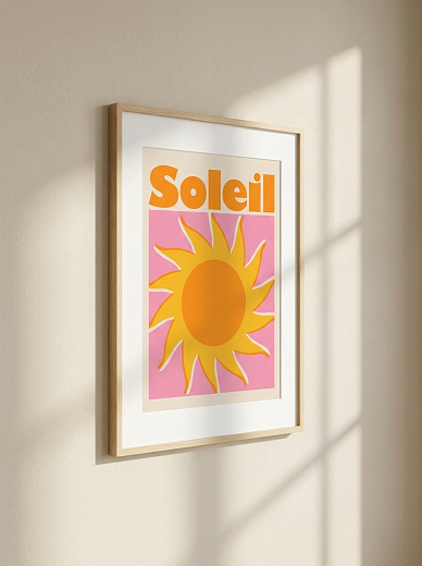 картинка Постер на стену Soleil от магазина Одежда+