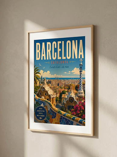 "Постер на стену Barcelona" от CKR Marketing