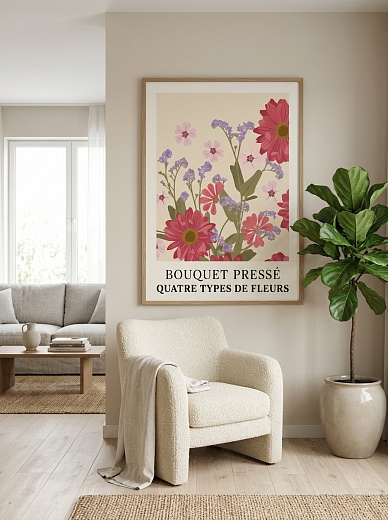 "Постер на стену Bouquet pressé" от CKR Marketing