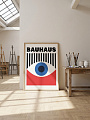 картинка Постер на стену Bauhaus с синим глазом от магазина Одежда+