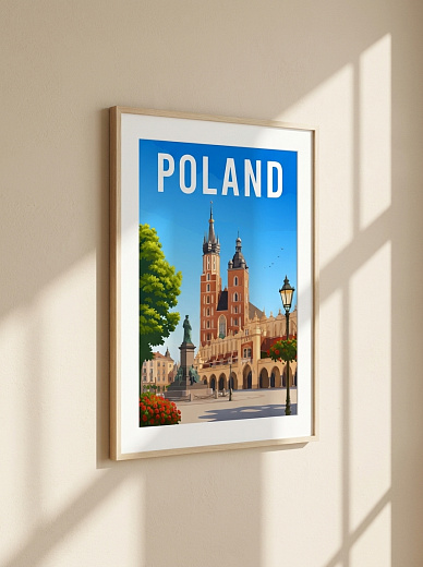 "Постер на стену Poland" от CKR Marketing