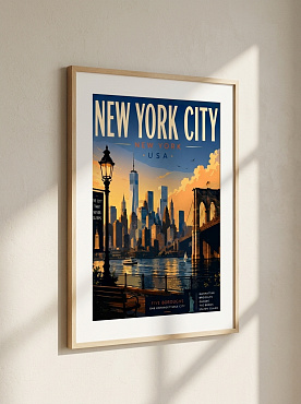 Постер на стену New York City
