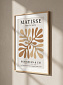 Постер на стену Matisse — бежевые листья