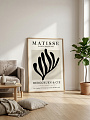 "Постер на стену Matisse — чёрный лист" от CKR Marketing