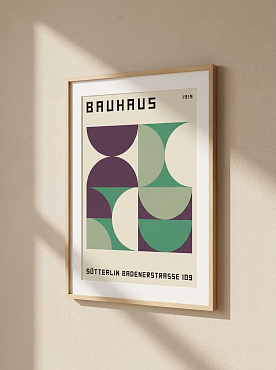Постер на стену Bauhaus 1919