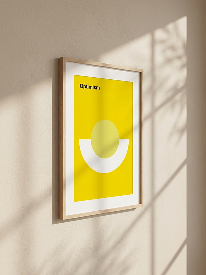 Постер на стену Optimism