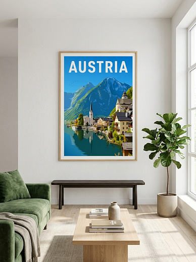 "Постер на стену Austria" от CKR Marketing