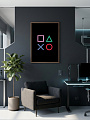 "Постер на стену Символы игровых кнопок" от CKR Marketing