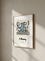 "Постер на стену DJ — K. Haring 1983" от CKR Marketing