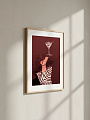 "Постер на стену Нога с коктейлем" от CKR Marketing