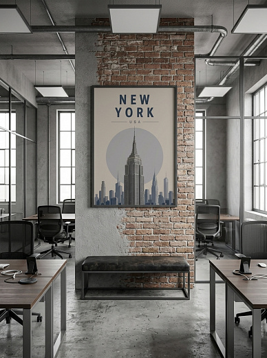 "Постер на стену New York" от CKR Marketing