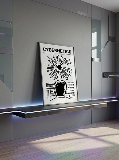 "Постер на стену Cybernetics" от CKR Marketing