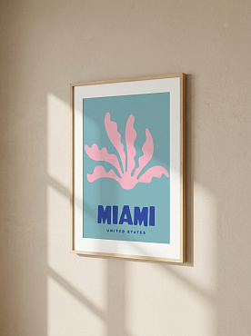 Постер на стену Miami