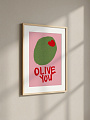 "Постер на стену Olive You" от CKR Marketing