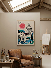 Постер на стену Roma 1975