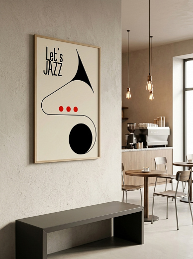 "Постер на стену Let's Jazz" от CKR Marketing