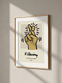 "Постер на стену K. Haring — скрещённые пальцы" от CKR Marketing