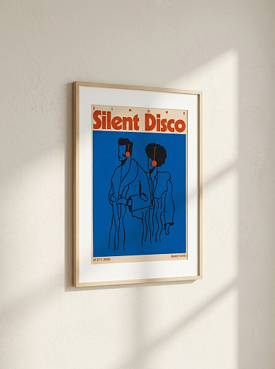 "Постер на стену Silent Disco" от CKR Marketing