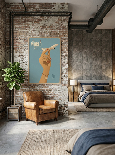 "Постер на стену The World is Yours" от CKR Marketing