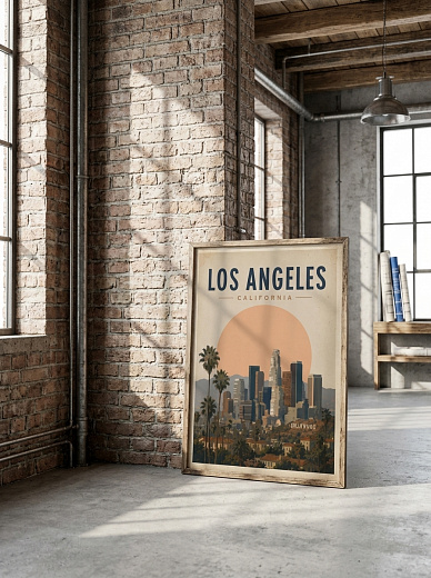 "Постер на стену Los Angeles" от CKR Marketing
