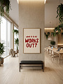 "Постер на стену What If It All Works Out?" от CKR Marketing