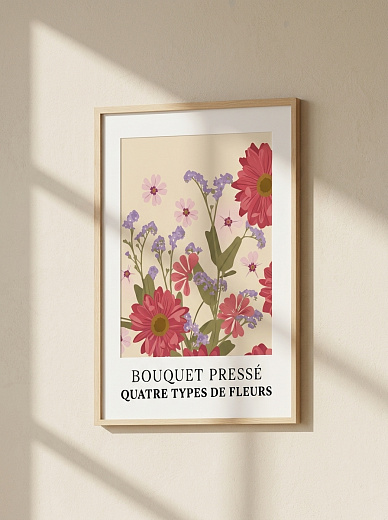 "Постер на стену Bouquet pressé" от CKR Marketing