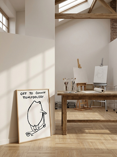 "Постер на стену Off to Commit Tomfoolery" от CKR Marketing
