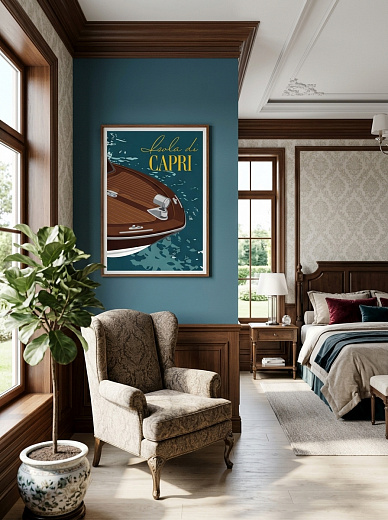 "Постер на стену Isola di Capri" от CKR Marketing