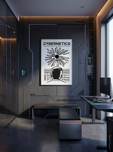 "Постер на стену Cybernetics" от CKR Marketing