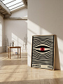 картинка Постер на стену Bauhaus 1923 — оптический глаз от магазина Одежда+
