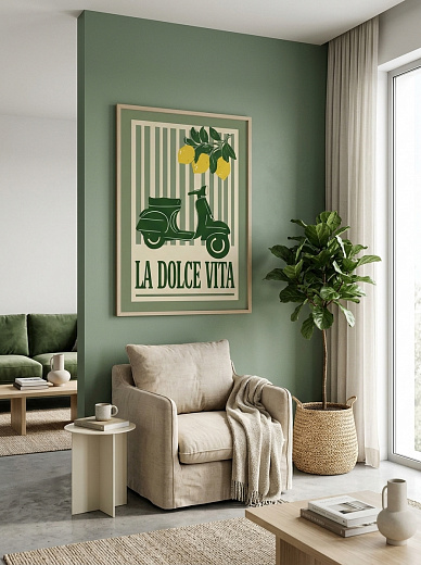 "Постер на стену La Dolce Vita" от CKR Marketing