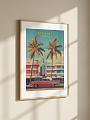 "Постер на стену Miami Florida" от CKR Marketing