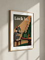 "Постер на стену Lock in." от CKR Marketing
