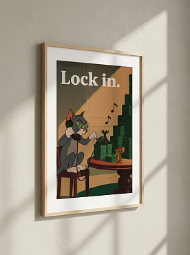 Постер на стену Lock in.