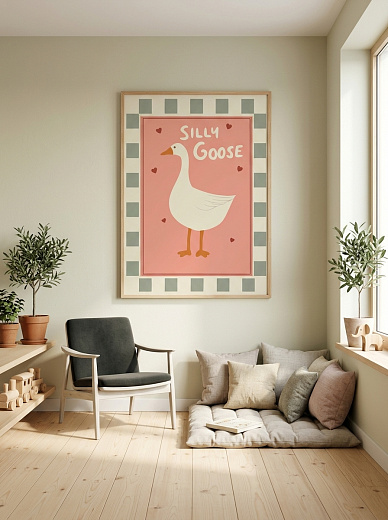 "Постер на стену Гусь «Silly Goose»" от CKR Marketing