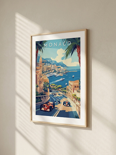 "Постер на стену Monaco" от CKR Marketing