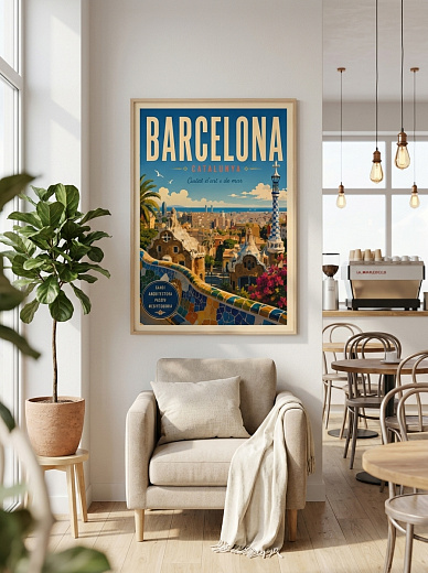 "Постер на стену Barcelona" от CKR Marketing